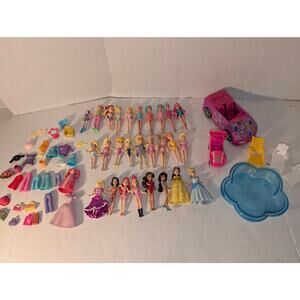 Mixed Lot Polly Pockets Vintage Disney Princess' Clothes